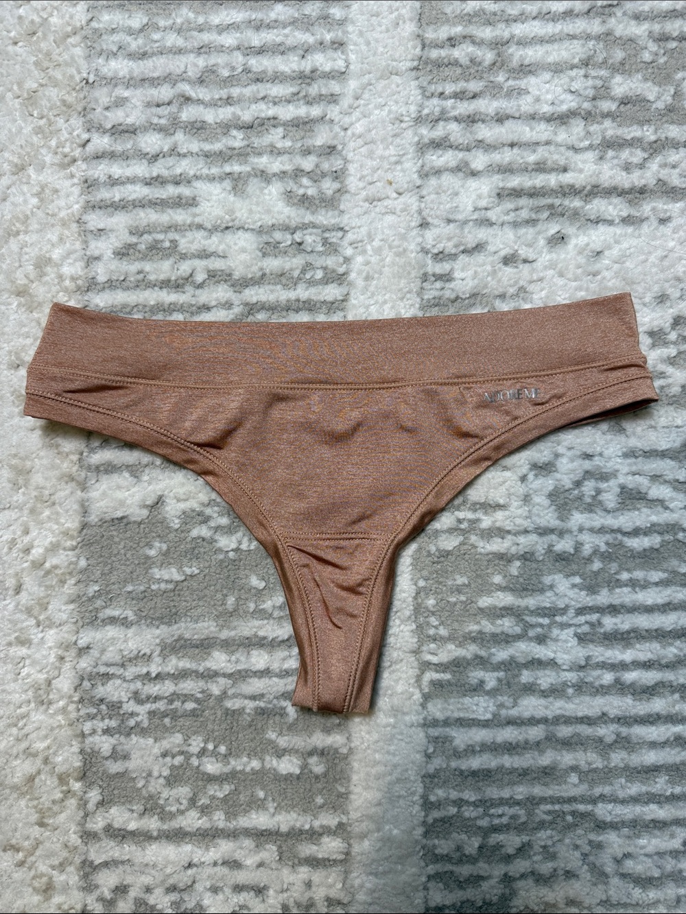 Adore Me Women's Nude Thong Underwear - Size Small